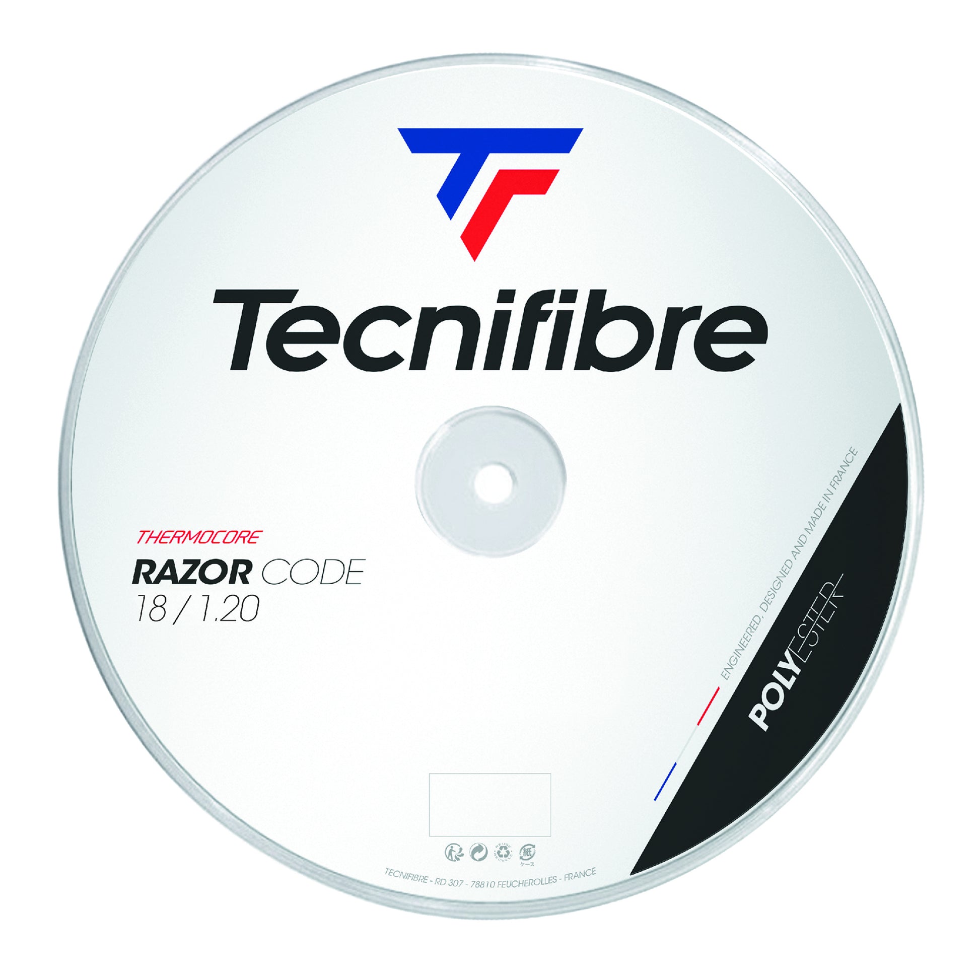 Tecnifibre Razor Code 200m Rulo Kordaj - Beyaz