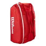 Wilson Tour Super Tour Raket Çantası 15'li Paket - Kırmızı, Beyaz - Görsel 3