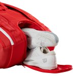 Wilson Tour Super Tour Raket Çantası 15'li Paket - Kırmızı, Beyaz - Görsel 2