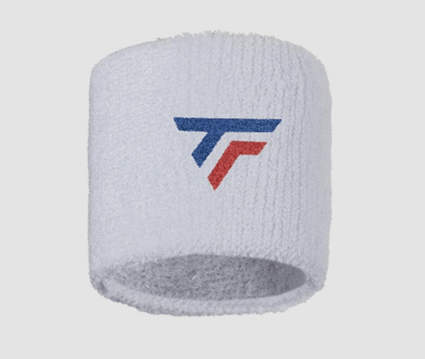 tecnifibre-wristbands-white-2p-2023-3707 Tecnifibre Tenis Blekliği Beyaz - Görsel 1
